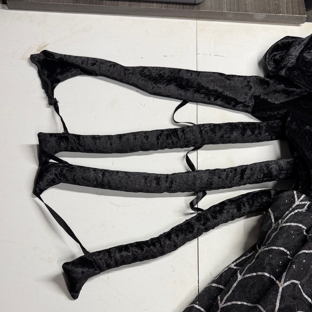 Spider Web Black Kids Costume - Picture 2 of 5